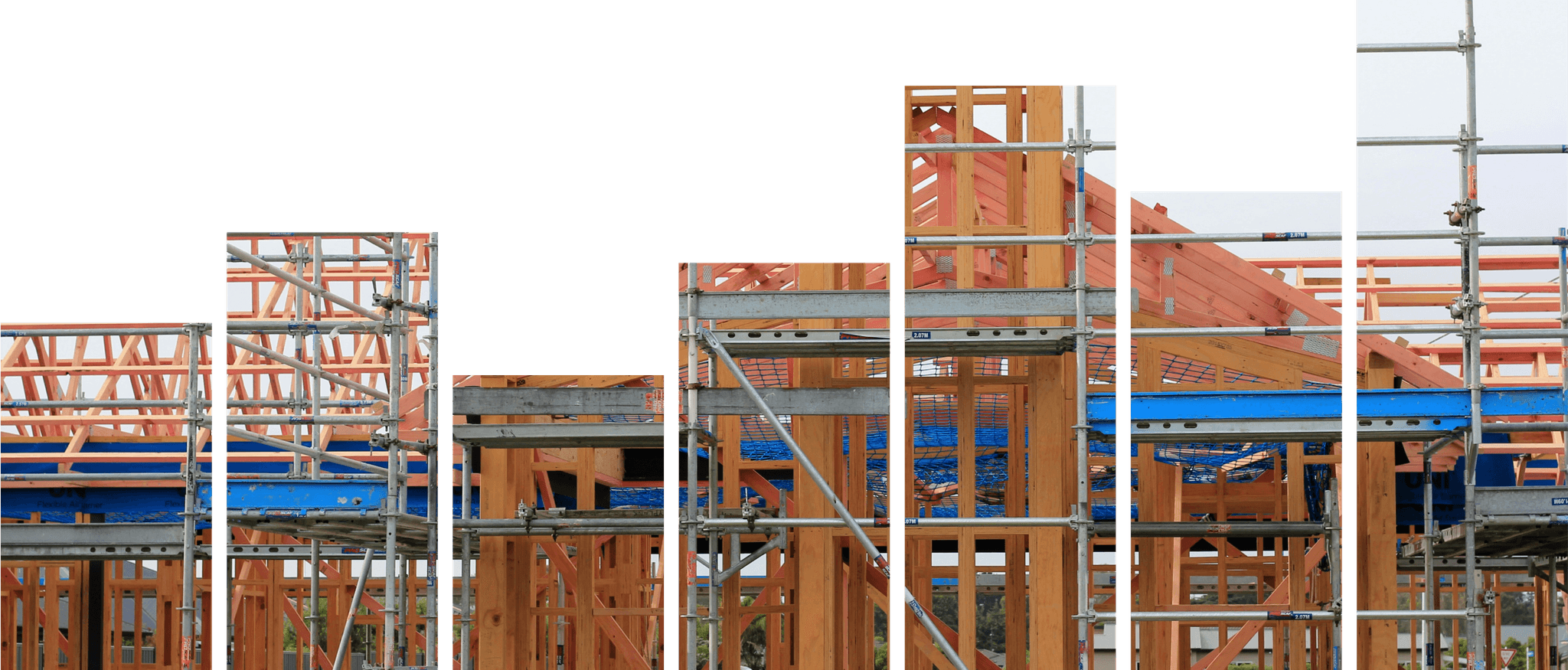 House framing.